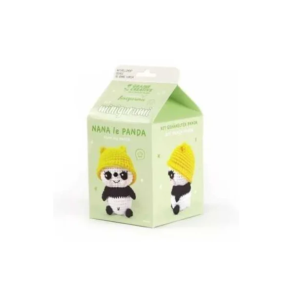 Kit minigurumi Nana le panda - Graine créative
