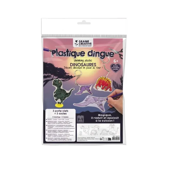 Kit Plastique dingue dinosaures - Graine créative