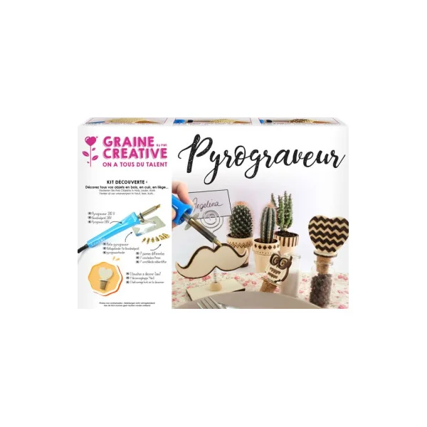 Kit pyrogravure - Graine créative