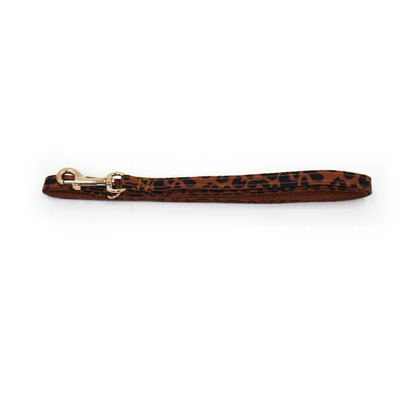 Laisse Chat et Chaton Coton Léopard Châtaigne