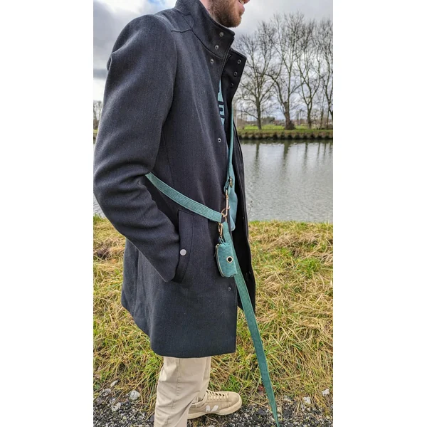 Laisse Chien Chevron Marine