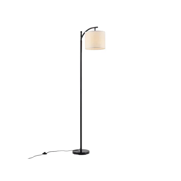 Lampadaire moderne noir beige 180 cm