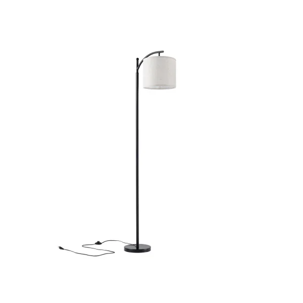 Lampadaire moderne noir beige 180 cm