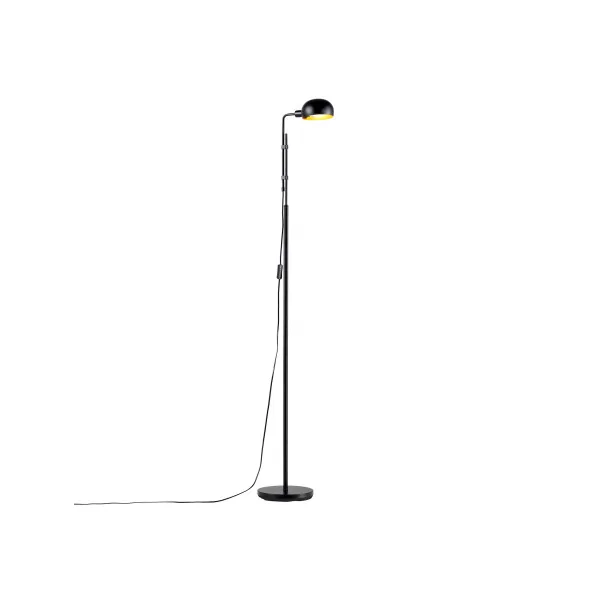 Lampadaire moderne noir hauteur 160 cm