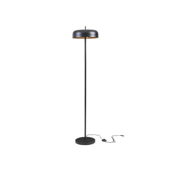 Lampadaire Noir Industriel 159 cm avec 2 Douilles E27