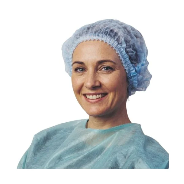 LCH Charlotte Clip à Usage Unique Protection Hygiénique Jetable Blanc - Boîte de 100 Charlottes