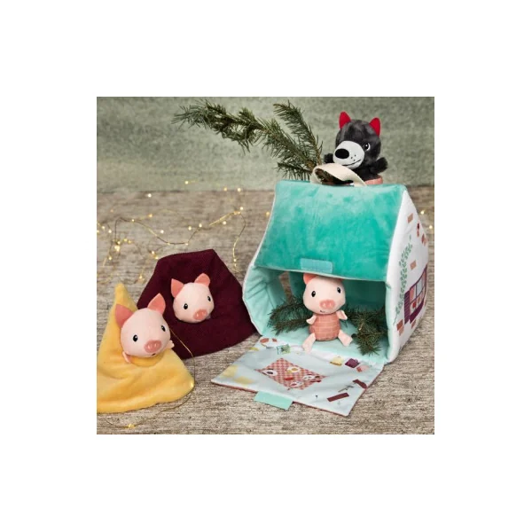 Les maisons du loup et des 3 petits cochons - Lilliputiens