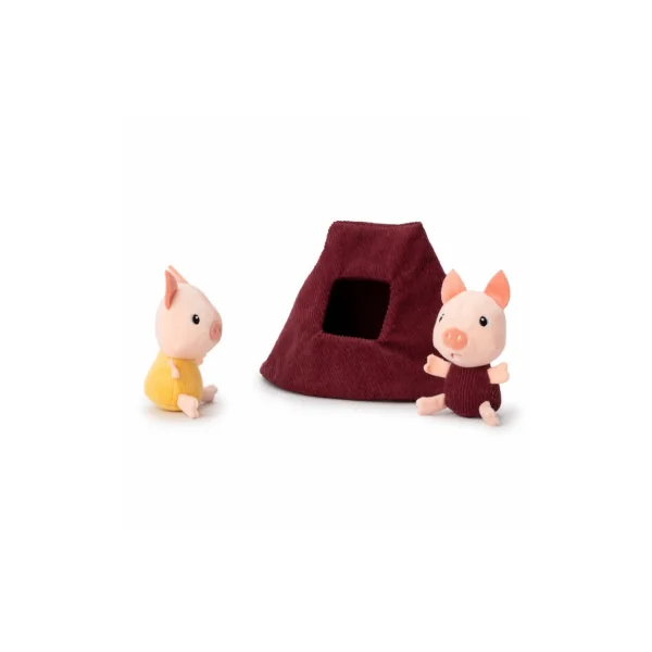 Les maisons du loup et des 3 petits cochons - Lilliputiens