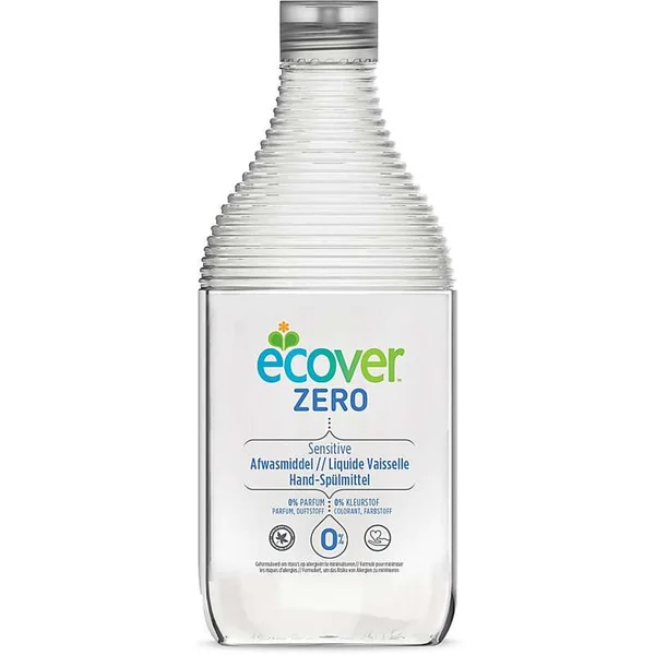 Liquide vaisselle main 0%, sans parfum, Ecover (450 ml)