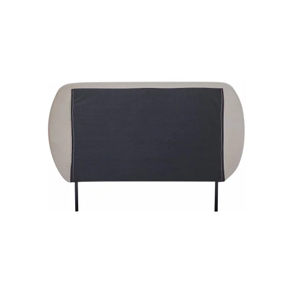 Lit Capitonné avec Sommier et Matelas 90 x 200 cm Beige