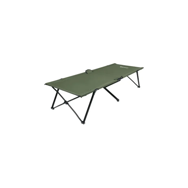 Lit de Camp Pliable Vert Olive 206x75 cm Lit Pliant de Voyage Lit d'appoint