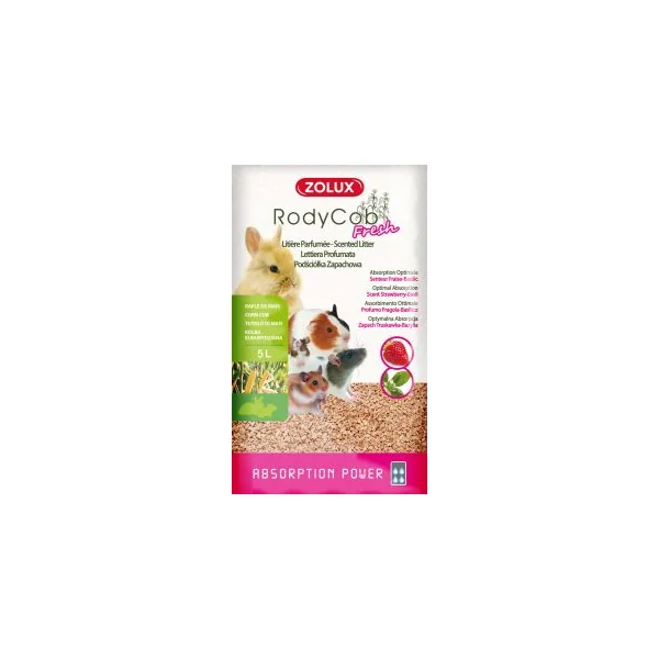 LITIERE RODYCOB FRAISE BASILIC 5 LITRES