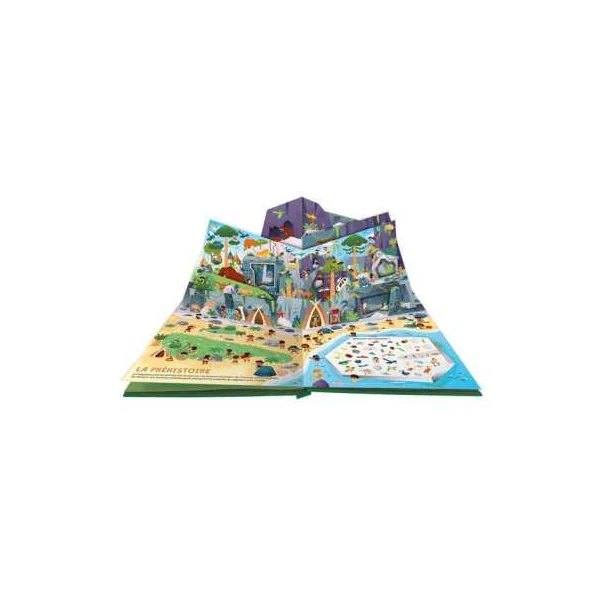 Livre Cherche et trouve 3D Dans le temps - Auzou