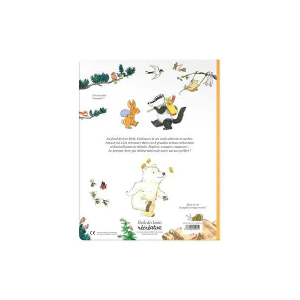 Livre Cherche et trouve Calinours - L'école des loisirs