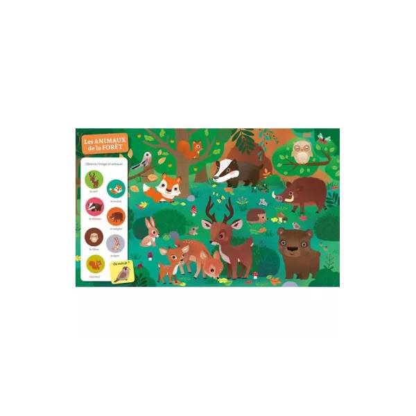 Livre Cherche et trouve des tout-petits Chez les animaux - Auzou
