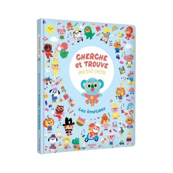 Livre Cherche et trouve des tout-petits Les émotions - Auzou
