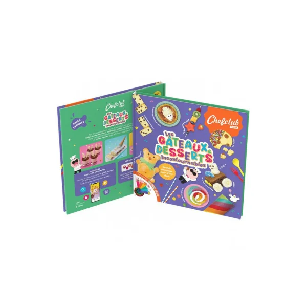 Livre Les gâteaux et desserts incontournables - Chefclub Kids