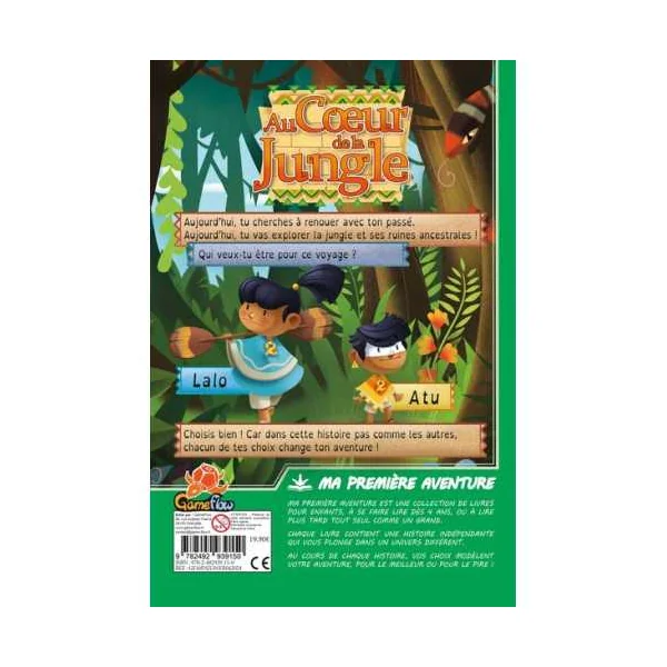 Livre Ma première aventure : au coeur de la jungle