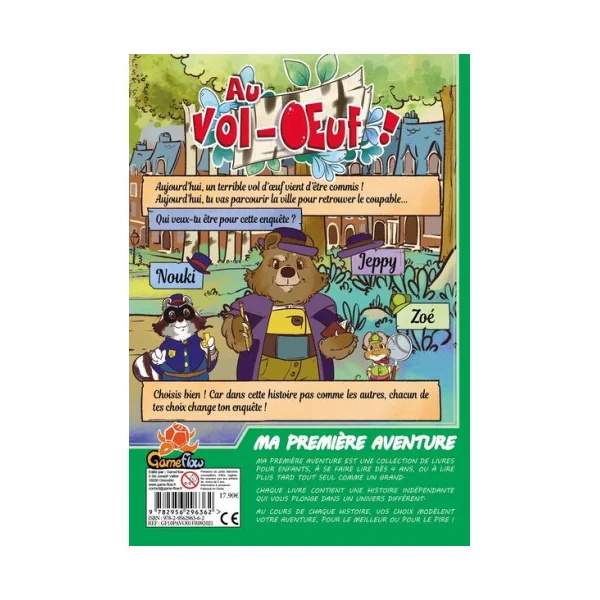 Livre Ma première aventure : Au vol-oeuf!
