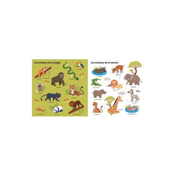 Livre mes 100 mots pour découvrir les animaux - Auzou