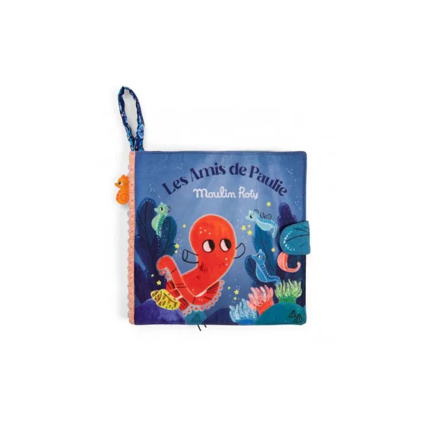 Livre tissu d'activités Les aventures de Paulie - Moulin Roty