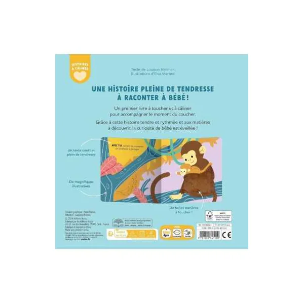 Livre à toucher toujours avec toi - Auzou