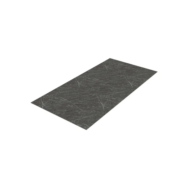 Lot de 12 Panneaux Muraux Décoratifs 120 x 60 cm Marbre Noir