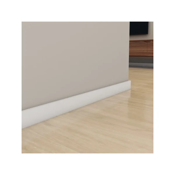 Lot de 16 Plinthes Blanches 195 x 7 cm