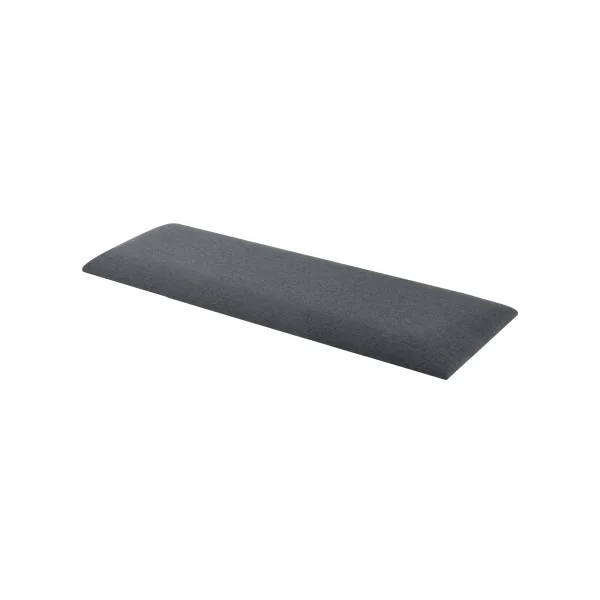 Lot de 2 Coussins Muraux 90 x 30 cm Gris Foncé