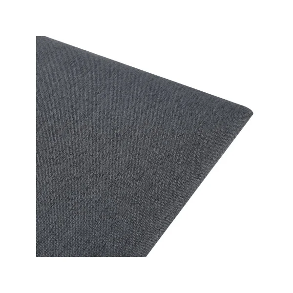 Lot de 2 Coussins Muraux 90 x 30 cm Gris Foncé