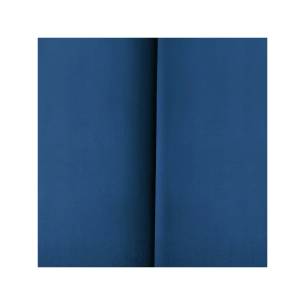Lot de 2 Coussins Muraux en Velours 90 x 30 cm Bleu Marine