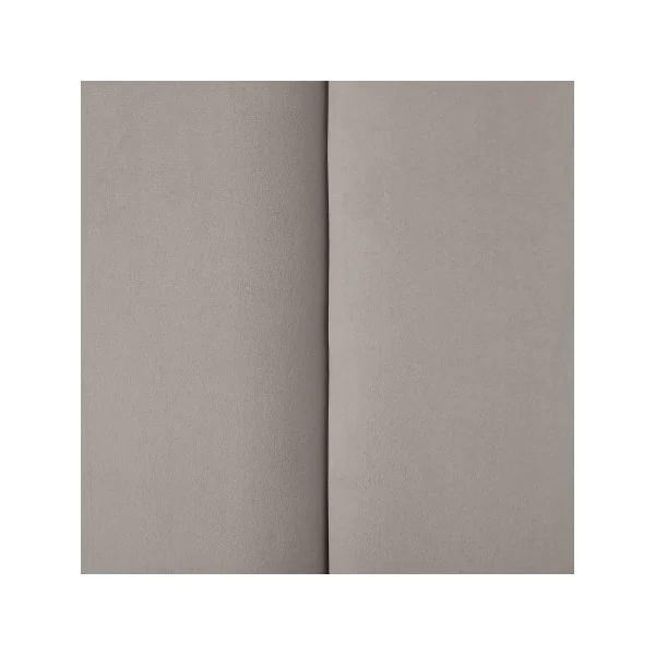Lot de 2 Coussins Muraux en Velours 90 x 30 cm Gris Clair