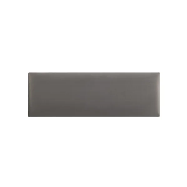 Lot de 2 Coussins Muraux en Velours 90 x 30 cm Gris Foncé