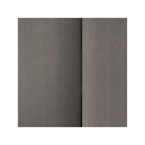 Lot de 2 Coussins Muraux en Velours 90 x 30 cm Gris Foncé