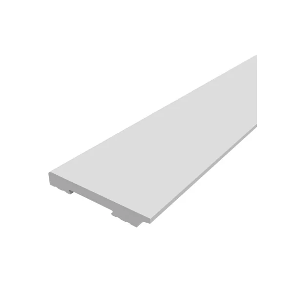 Lot de 32 Plinthes Blanches 195 x 9 cm