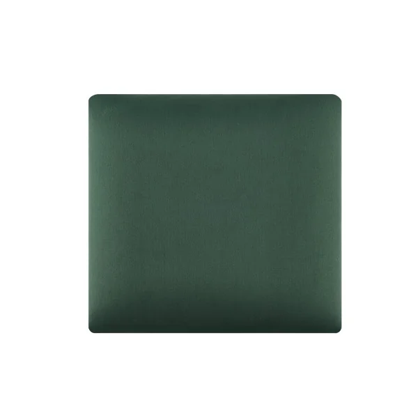 Lot de 4 Coussins Muraux en Velours 30 x 30 cm Vert Foncé