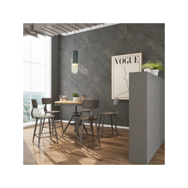 Lot de 4 Panneaux Muraux Décoratifs 120 x 60 cm Gris
