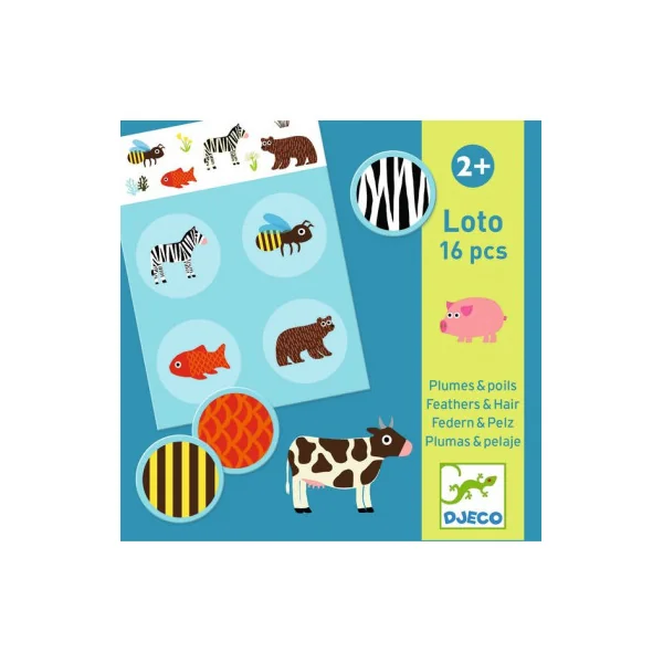Loto Plumes et poils - Djeco