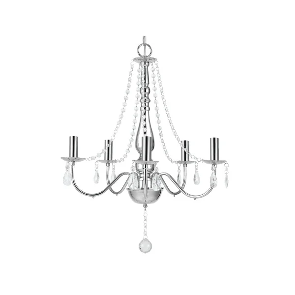 Lustre classique en métal et plastique, 52 cm