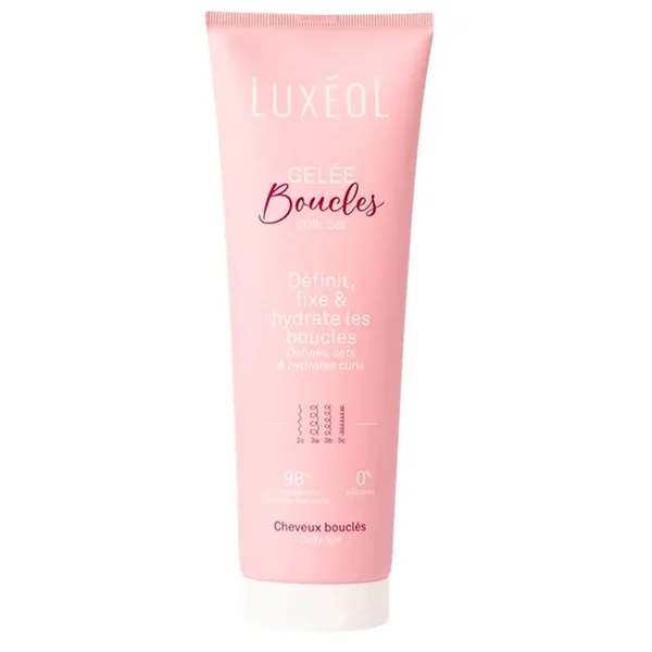 Luxéol Gelée Boucles - 250ml - Définition et fixation naturelle des boucles 2C à 3C