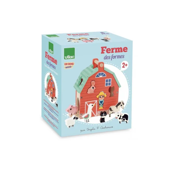 Ma belle ferme des formes Ingela P.Arrhenius - Vilac