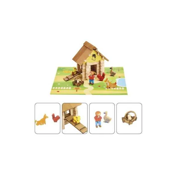 Ma ferme en bois 60 pièces - Jeujura