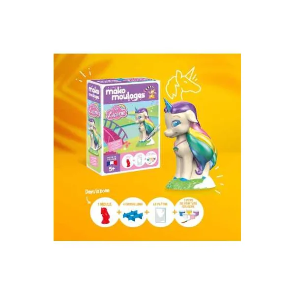 Ma licorne Arc-en-ciel - Mako Moulages