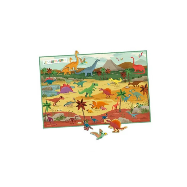 Ma première pochette d'aimants dinosaures - Auzou