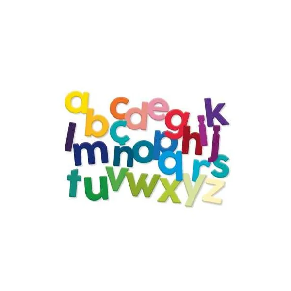 Magnets alphabet minuscules bois 80 pièces - Vilac