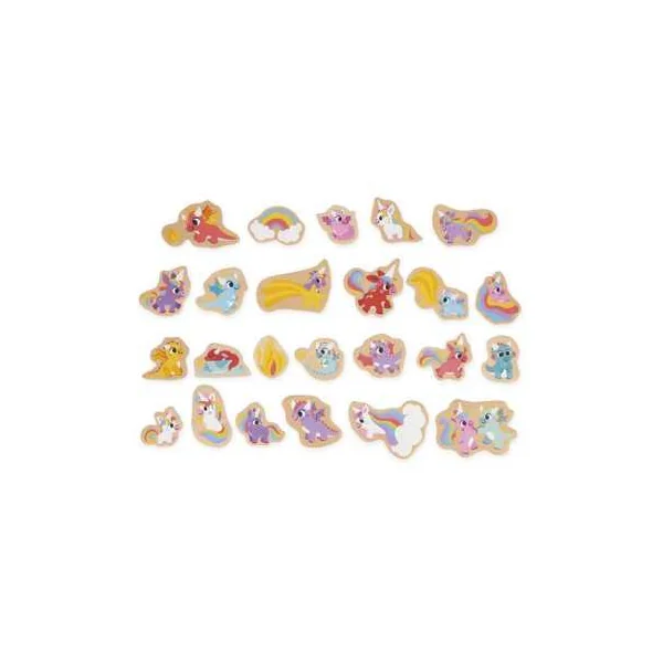 Magnets Licornes et dragons 24 pièces - Janod