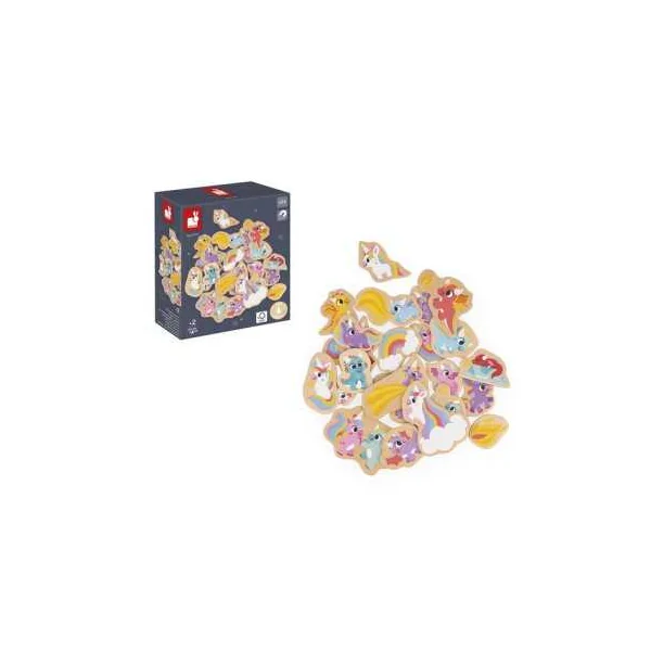 Magnets Licornes et dragons 24 pièces - Janod