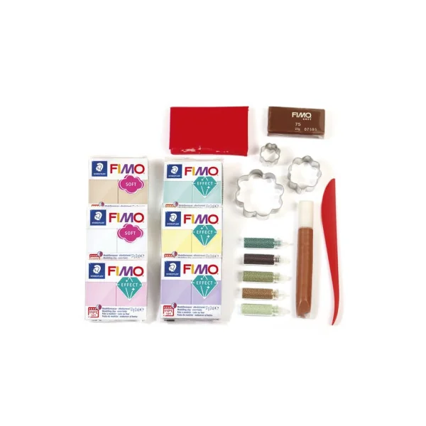 Mallette Kawaii family pâte FIMO - Graine créative