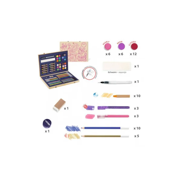 Mallette Sparkling color box - Djeco