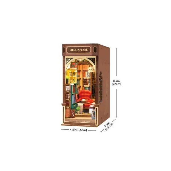 Maquette Bookstore Shakespeare Book Nook - Rolife - Rolife